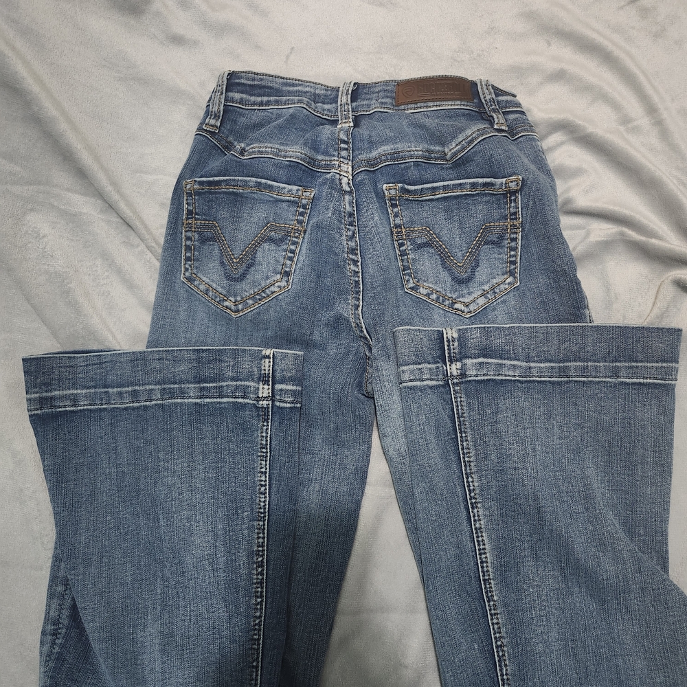 Rock And Roll Denim Stylish Blue Flare Women's Jeans